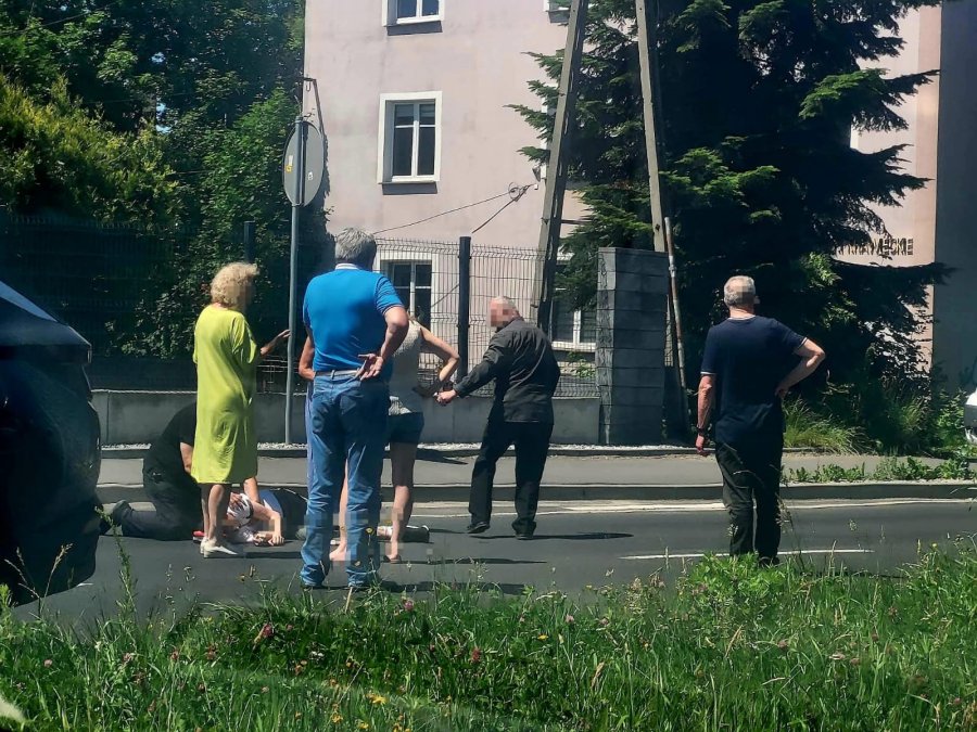 Potrącenie pieszego na Partyzantów. 37-latek z poważnymi obrażeniami trafił do szpitala - foto