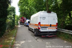 Podejrzenie wycieku w Lipniku. Podjęto decyzję o odcięciu dopływu gazu do budynku - foto