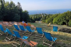 Na polanie stanie gigantyczny ekran. Po zmroku czeka nas plenerowe kino pod gwiazdami - foto