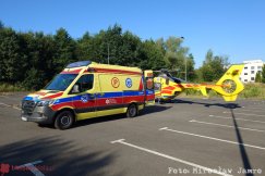 Wypadek w firmie zajmującej się odlewem metali. Z rozległymi poparzeniami trafił do kliniki w Krakowie