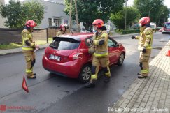 Zderzenie trzech aut na wysokości Befado. Sprawczyni kolizji ukarana mandatem - foto
