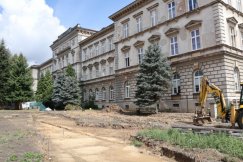 Więcej zieleni i popiersie twórcy bialskiej fabryki. Tak skwer będzie wyglądał jesienią - foto