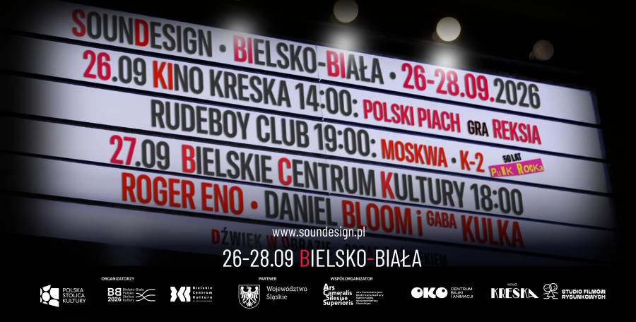 SOUNDESIGN to nowy festiwal w Bielsku-Białej. Wybitni artyści połączą muzykę z obrazem