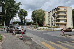 Rusza budowa kolejnego ronda na Piastowskiej. Ruch będzie sterowany wahadłowo MAPA