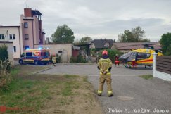 Pijany kierowca wjechał w bawiące się dzieci. 11-latek z urazem głowy zabrany przez śmigłowiec LPR