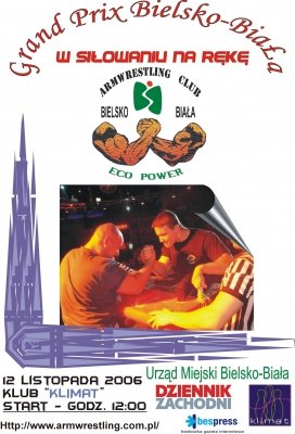 Grand Prix Tour - Bielsko-Biała w siłowaniu się na rękę