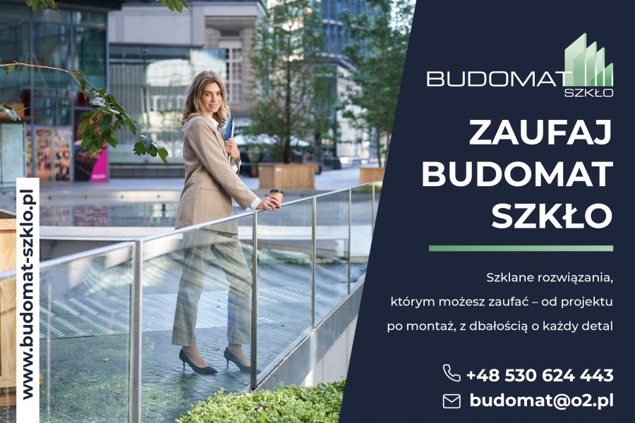 Szklane kabiny i drzwi – zalety rozwiązań na wymiar. Budomat-Szkło
