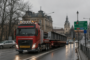 Transport przemysłowy w Bielsko-Biała - wsparcie dla firm produkcyjnych i budowlanych