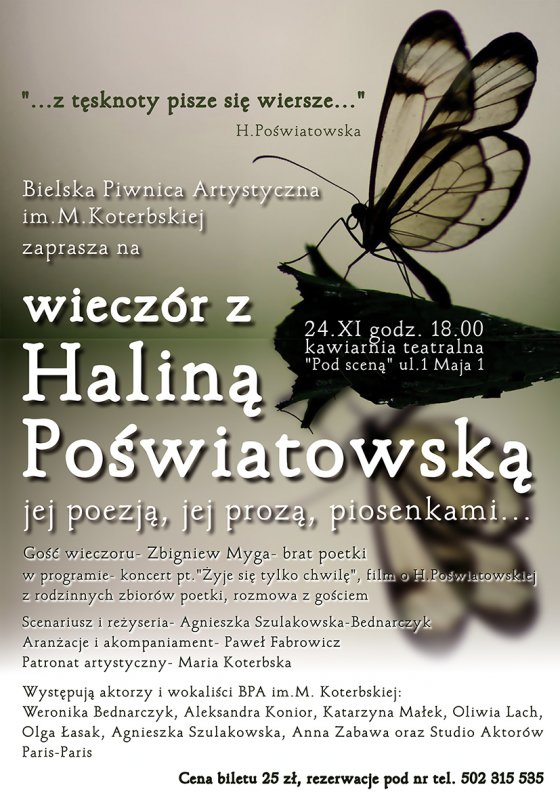Rzecz o Halinie Poświatowskiej