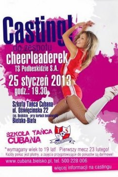 Casting do zespołu cheerleaderek!