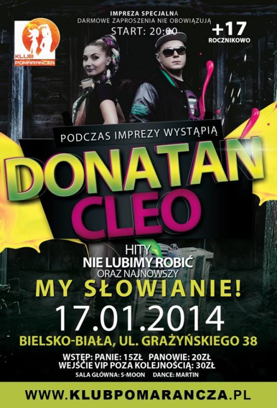 Donatan-Cleo zagrają dla bielszczan - KONKURS