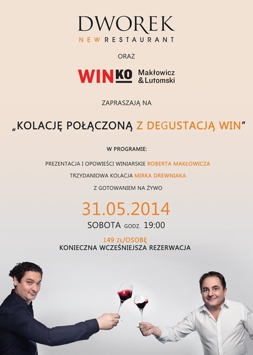 Robert Makłowicz w Dworku