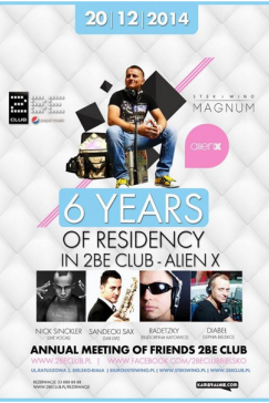 6 Years of Residency in 2Be Club