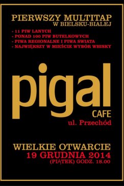Jutro rusza Pigal Cafe!