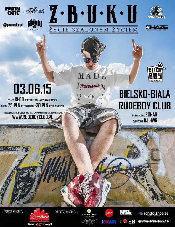 Z.B.U.K.U. zagra w Rudeboy