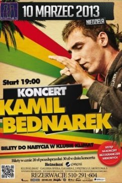 Koncert Kamila Bednarka