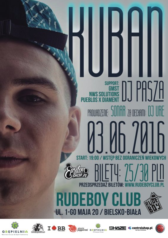 Kuban zagra w klubie RudeBoy