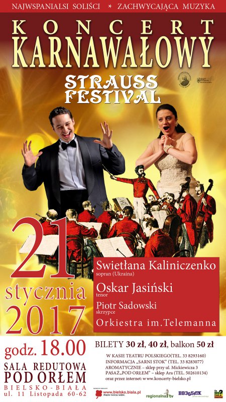 Strauss na balu karnawałowym