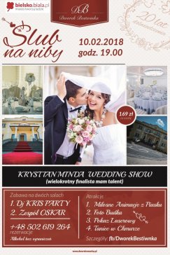 Konkurs! Walentykowy Karnawał: ŚLUB NA NIBY w Dworku Bestwinka