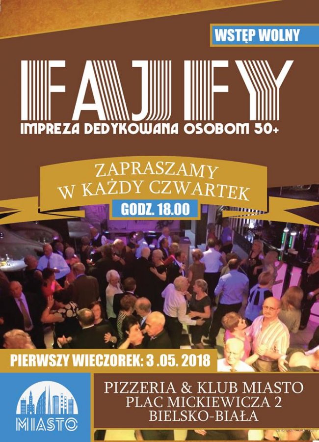 Nowy cykl imprez w Bielsku-Białej – Fajfy dla Seniorów!