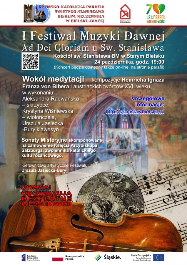 Skrzypce, wiolonczela i klawesyn