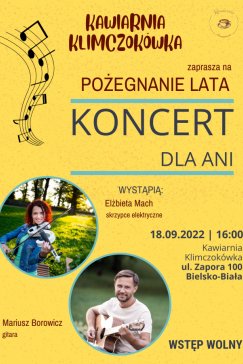 Zagrają dla Ani na pożeganie lata
