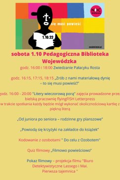 Dynia, litery, quiz, film. Wieczór w bibliotece