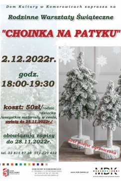 Rodzinna choinka na patyku