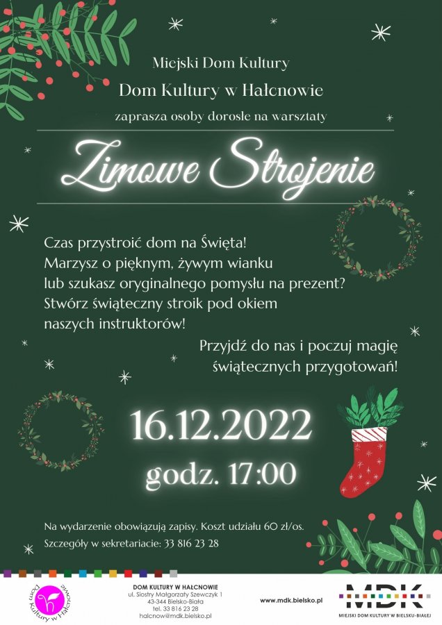 Stwórz świąteczny stroik!