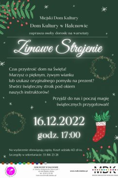 Stwórz świąteczny stroik!