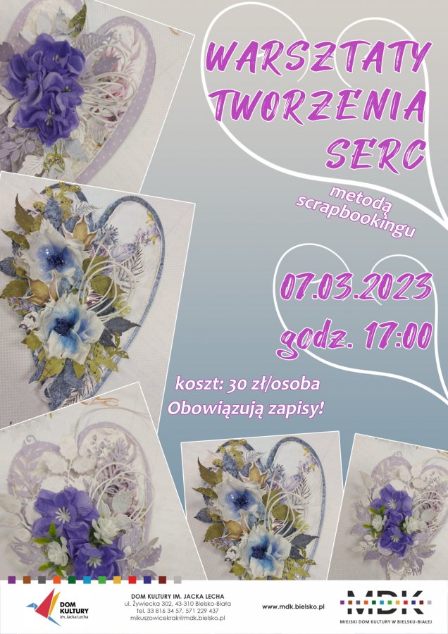 Serca metodą scrapbookingu