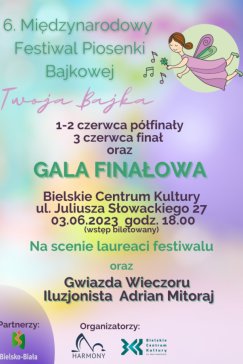Bajkowe piosenki, iluzjonista, gry i zabawy