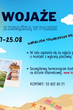 Wojaże z książką w parze. Wakacyjne zajęcia w Książnicy