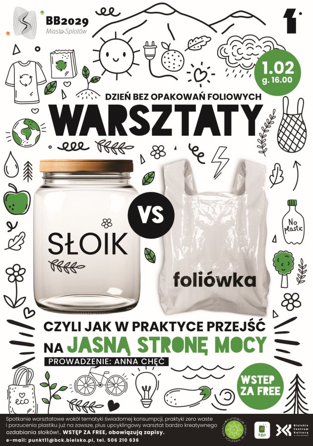 Porzucanie plastiku, ozdabianie słoików