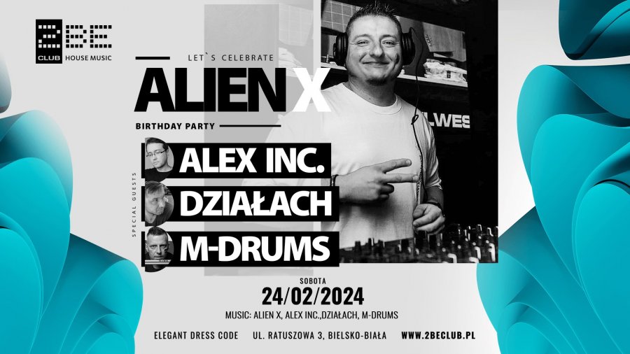 ALIEN X BIRTHDAY PARTY