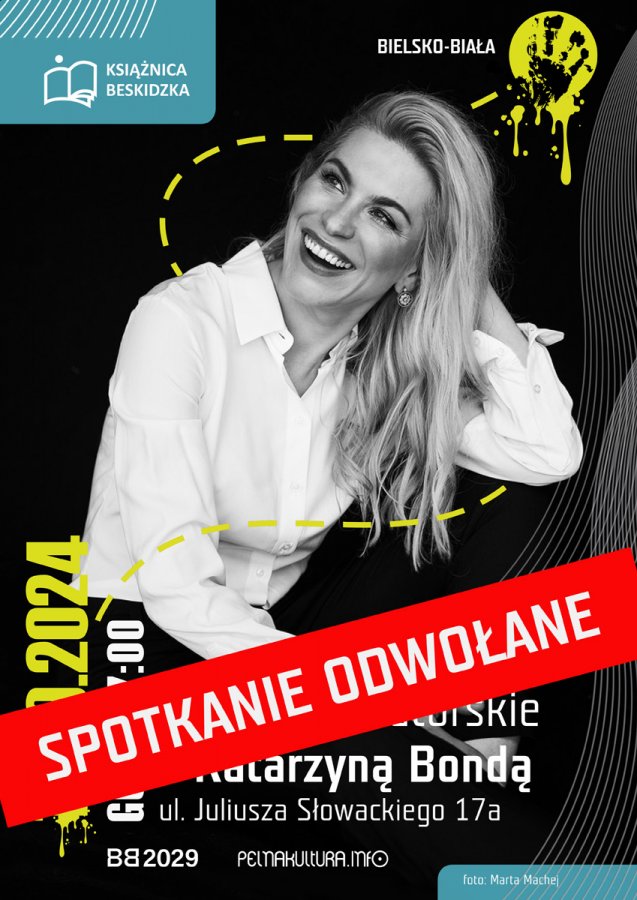 Spotkanie z autorką powieści kryminalnych. ODWOŁANE