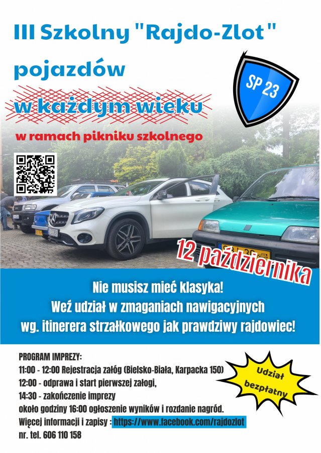 Szkolny Rajdo-Zlot Pojazdów w Kamienicy