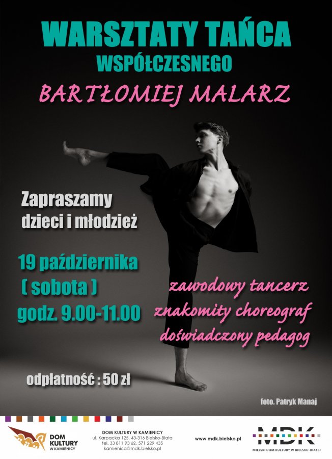 Warsztaty tańca z uznanym choreografem