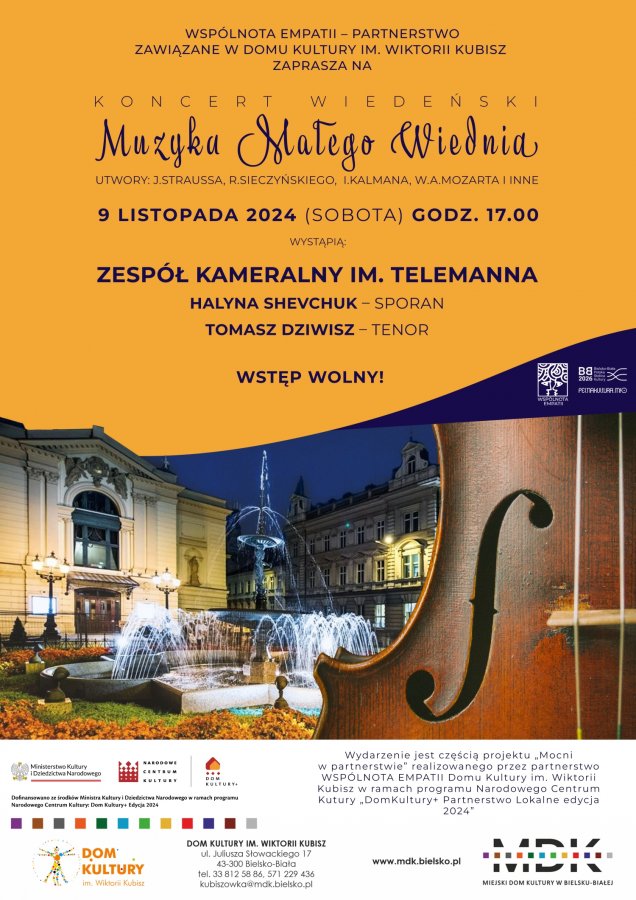 Dźwięki Wiednia i śpiewaczka z Ukrainy