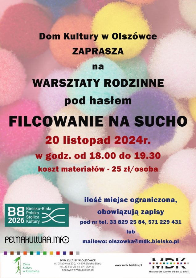 Rodzinne "Filcowanie na sucho"