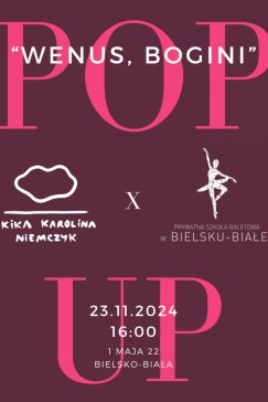 POP UP "Wenus, Bogini", czyli malarstwo i taniec