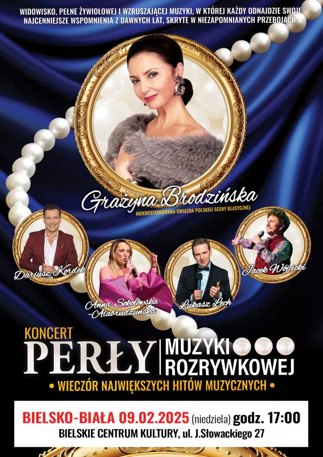 „Perły Muzyki Rozrywkowej” - Grażyna Brodzińska zaprasza na wyjątkowy koncert