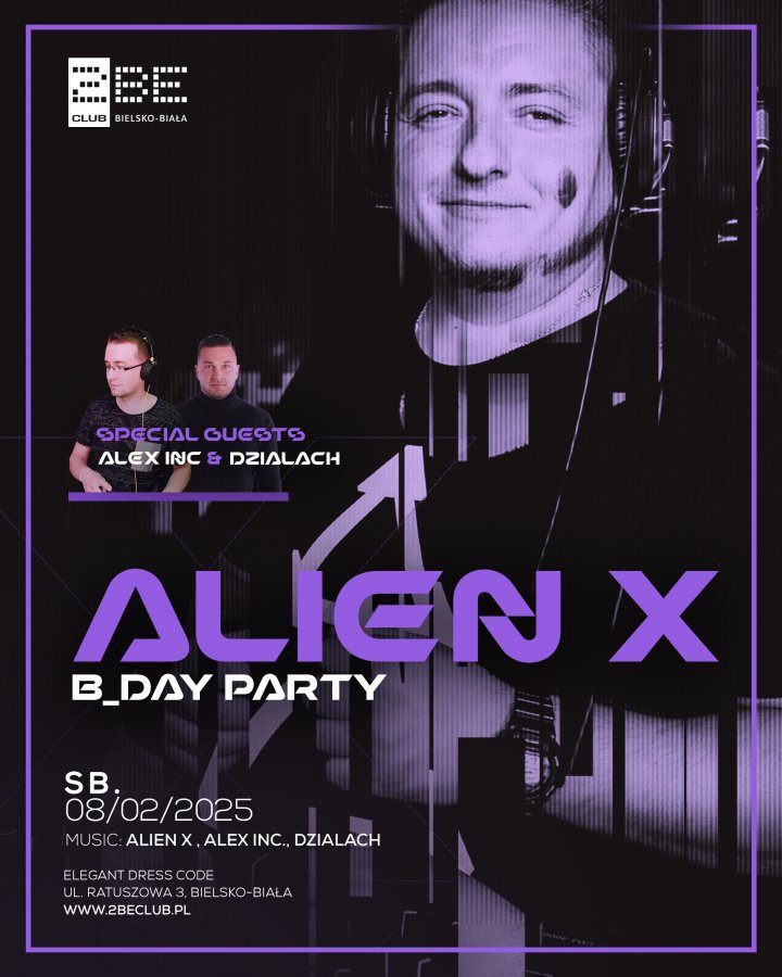 ALIEN X BIRTHDAY PARTY