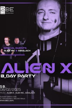 ALIEN X BIRTHDAY PARTY