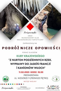 O jaskiniach Francji i kanionach Włoch