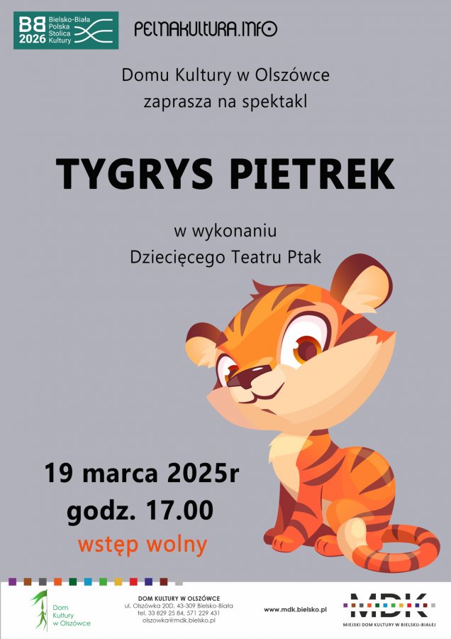 O tygrysku, który szuka pasków