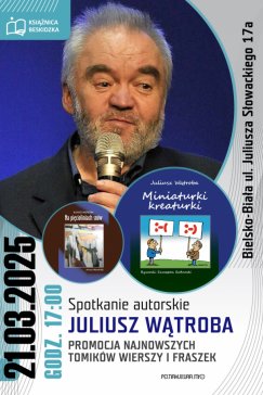 W Książnicy Beskidzkiej z Juliuszem Wątrobą