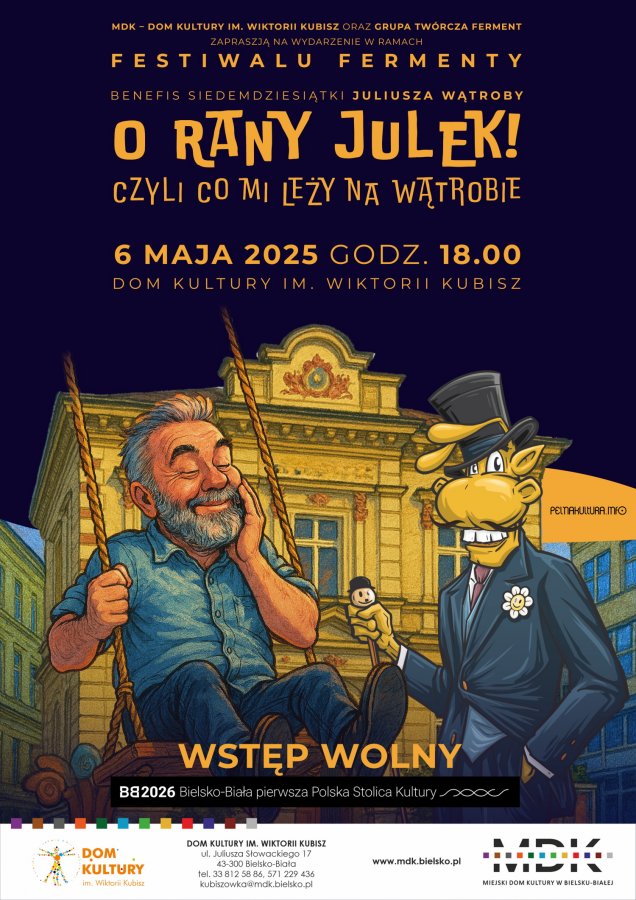 Wrażliwy poeta, niezrównany żartowniś...