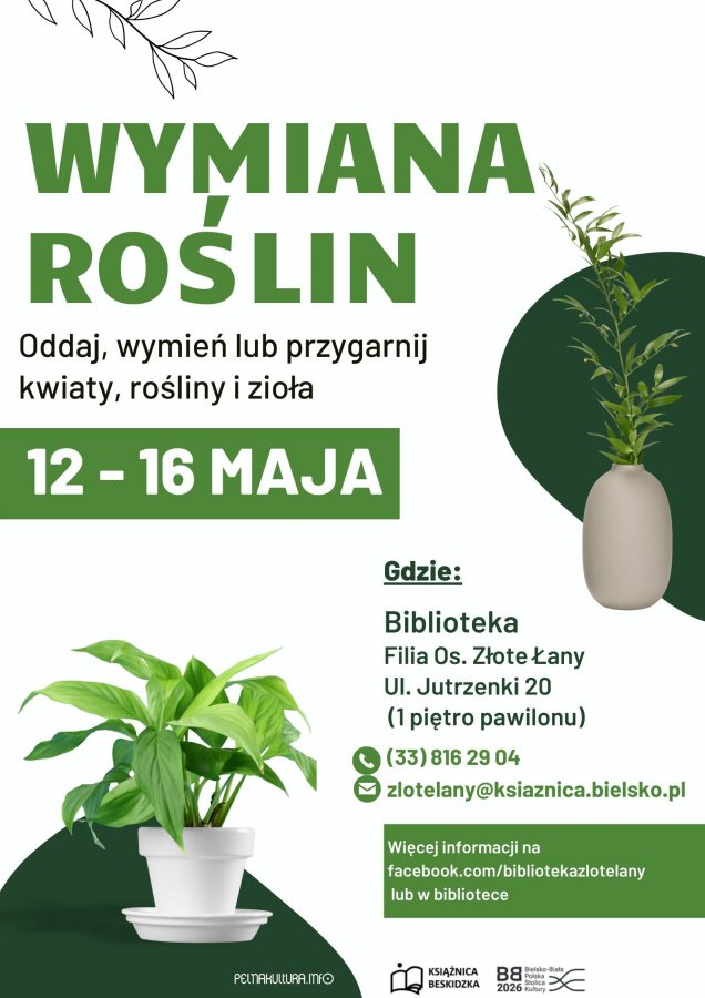 Wymień się roślinami