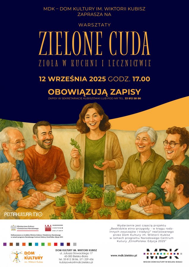 Warsztaty zielarskie w Kubiszówce